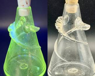 Signed Art Glass Cruet
