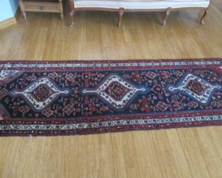 Persian Rug Runner, Bold Colors, Good Condition