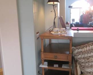 Pair of End Tables, 1-Drawer Each