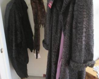 Full Length Persian Lamb Coat, "BWE Furs"