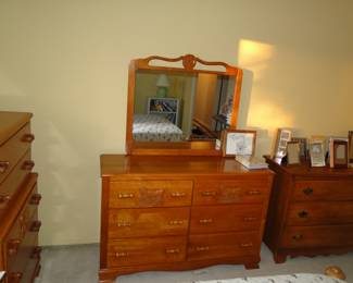 Dresser and mirror
