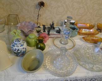 Vintage decorative and serving pieces too