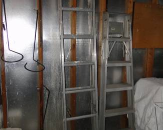 Extension ladder, and folding ladder too