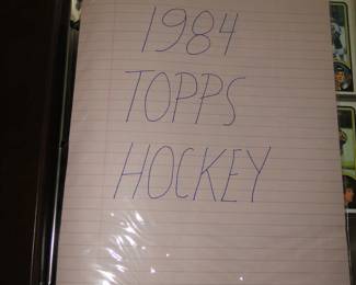 1984 Topps Hockey