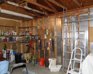 The garage is a treasure trove of fun