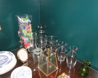 Glass vases and more
