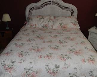 Bed, of the wicker variety