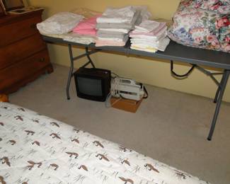 Small TV, and OREK Mini Vacuum