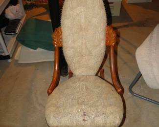 Oval backed chair