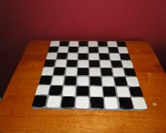 Homemade checker, or chest board