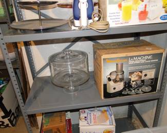 Cake stand, classic. And the worlds first ever food processor