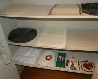 Towels and placemats