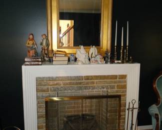 It looks like a built in fireplace, but alas, tis faux, and therefore it is for sale