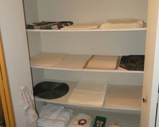 We actually for the first time ever, have a very nice collection of placemats, and towels