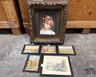 1570  6 Framed Artworks 