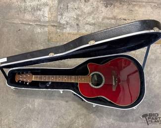 2000 Ovation Celebrity 6 String Acoustic Electric Guitar And Case