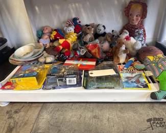 2058 Toy Stuffed Animal Collection, Whinny The Pooh Plates, Action Figures, And More