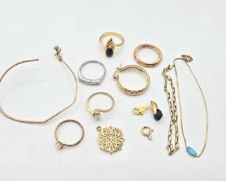 557 10k Gold Filled Jewlery, 18.7g