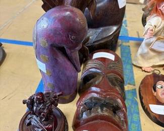 1538  Tiki Mask, Wooden Carvings 