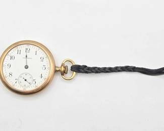 620 10k Gold Filled Waltham Pocket Watch, 86.4g