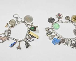 530 Charm Bracelets with Sterling Silver Charms
