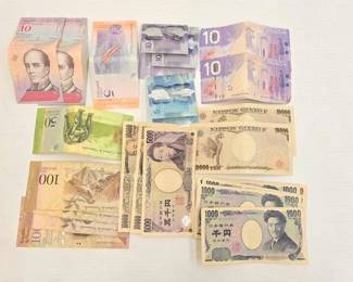 708 Foreign Paper Currency