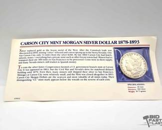 656  Morgan Silver Dollar 