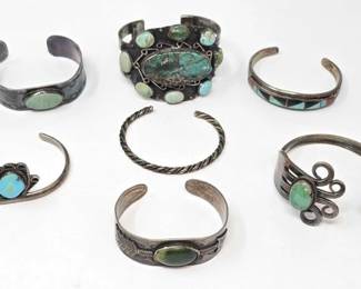 502 Sterling Silver Cuffs, 230.3g