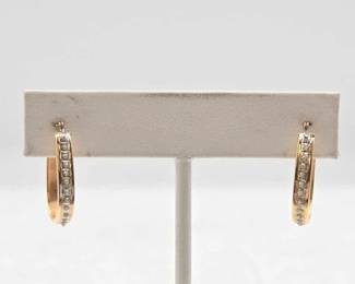 448  14k Gold Earrings, 1.3g 