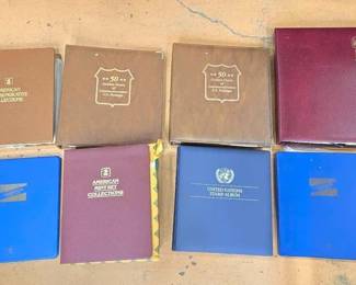 776 8 Binders of Stamp Collections
