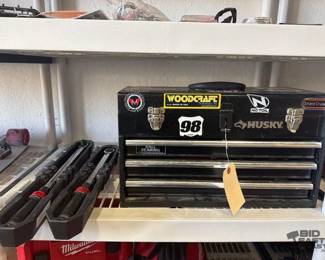 1048 Husky Tool Box with 2 Craftsman Torque Wrenches