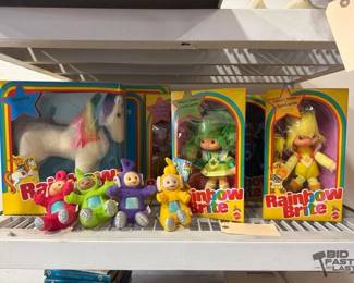 1078 Rainbow Brite Dolls and Teletubbies Toys