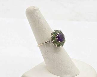 422  14k Gold Ring with Semi Precious Stones, 5.5g 