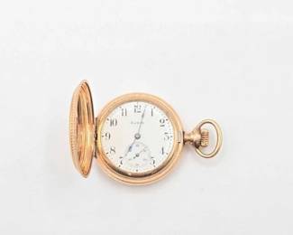 605 14k Gold Elgin Pocket Watch, 37.7g