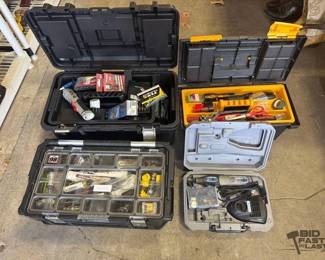 1042 Toolboxes, Milwaukee Power Drill, Dremel