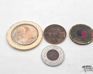 722 4 Commemorative Tokens