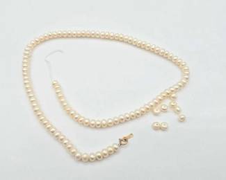 580 Pearl Necklace, 19.1g