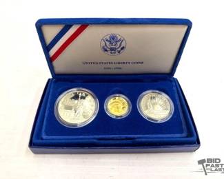 644 1986 United States Liberty Coins