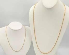 559 2 10k Gold Filled Chains, 14.9g