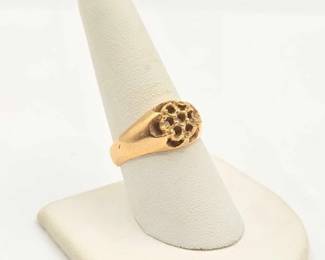 384 10k Gold Ring, 6.6g