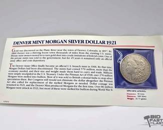 660 Morgan Silver Dollar