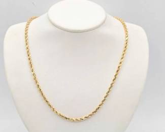 236 14k Gold Chain, 9.3g