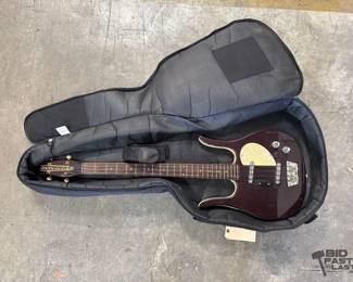 2008 Danelectro 4 string Base Guitar With Case