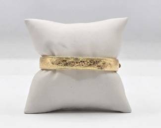 210 14k Gold Bangle Bracelet, 19.4g