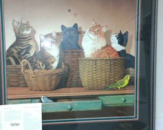 (01)BRALDT BRALDS  'BASKET CASES' DATE: 1995
SIGNED W/COA 846/2500 30" X 30" 