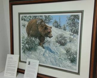 ARTIST: CARL BENDES 'HIGH ADVENTURES' DATE:1987
NOTE: NO COA!  120/150 32" X 32" 