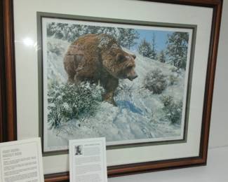 ARTIST: CARL BENDES 'HIGH ADVENTURES' DATE:1987
NOTE: NO COA!  120/150 32" X 32" 