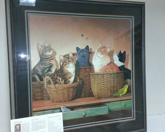 Artist: BRALDT BRALDS  'BASKET CASES'  DATE: 1995
SIGNED W/COA 846/2500 30" X 30" 