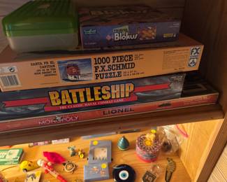 Vintage games and puzzles