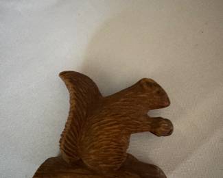 Carved squirrel